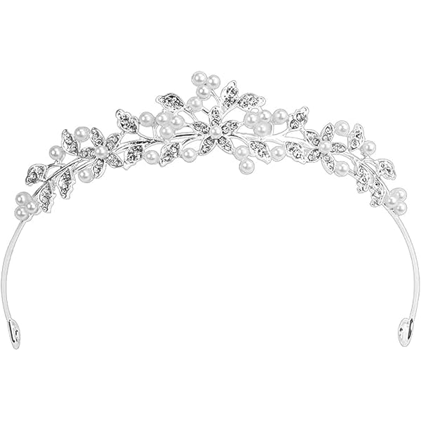 Yean Kristall Tiara Stirnband – Zarter Kopfschmuck Mit Strass Für Braut, Hochzeit & Geburtstag