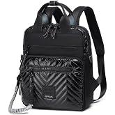 Smart Bags Parlak Kumaş K&uuml;&ccedil;&uuml;k Boy Askılı Kadın Sırt &Ccedil;antası 3250 Siyah Gri
