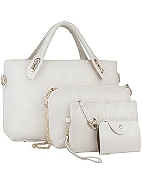 Coofit Damen Handtaschen PU Leder Messenger Bags Tragetaschen Satchel Clutch Wallet Geldbörse