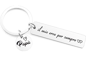 KTIAVO Idee Regalo Papà Portachiavi Regalo Festa Del Papà Regali per Papà Regalo Papa Compleanno Regali Festa Del Papà Originali Regalo Festa Del Papa Regalo Festa Papa Regali per Papà da Figlia e Figlio