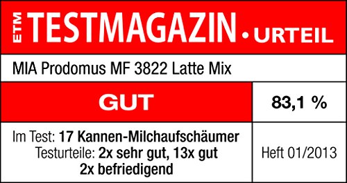 MilkTwister Elektrischer Milchaufschäumer / Milcherwärmer kabellos und Antihaftbeschichtet,Inhalt 580 ml, Milch aufschäumen in 90 Sek., 3in1 Funktionen (Milch aufschäumen, erhitzen und kalt aufschäumen), schwarz, inkl. 1x Kakaopulver 250gr - 3