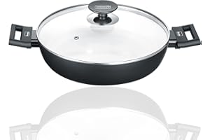 Berndes 013365 Induction Smart Poêle en aluminium Noir/blanc 24 cm