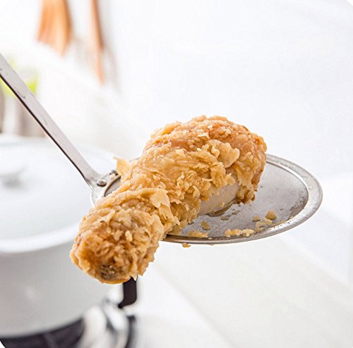 asentechuk® Edelstahl ultrafeines Mesh Öl Skimmer Sieb Sieb Löffel Filter Suppe Sieb Küche Werkzeug - 6