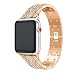 Produktbild For Apple Watch Series 3 KanLin Genuine Stainless Steel Watch Bracelet Band Strap 42MM (Rose Gold)