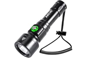 APLOS AP40 4000 Lumens Scuba Diving Flashlight with Power Indicator