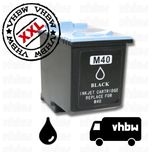 Tintenpatrone Druckerpatrone schwarz kompatibel zu INK-M40 für SF- Faxgeräte SF330 SF331 SF335 SF340 SF345 SF360 SF361 SF365