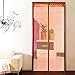 Produktbild rugai-ue Mosquito Vorhang Fenster Bildschirm Vorhang Haushalt Partition Verschlüsselung leise Sommer Küche magnetisch Weiche Bildschirm Tür Vorhang, braun