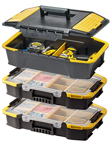 Stanley Kombi-Werkzeugbox und Organizer, 31×24.7×50.7, Einheiten verbindbar durch Clip-Verbindungssystem, STST1-71962 - 3