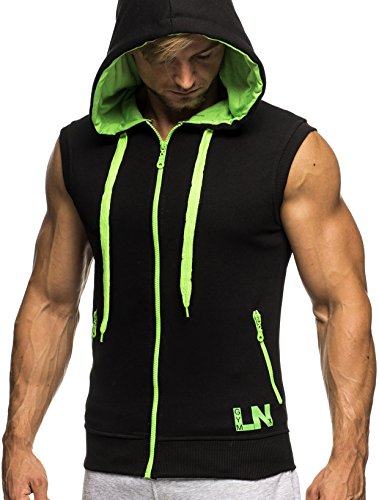 LEIF NELSON GYM Herren Weste Tank LN20150494 Top - 4