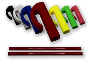 R-Satz Shop Zimmermannsstift Halterung inkl. 2 Bleistifte - Halter passend für Handwerker Velux Stift (Rot)