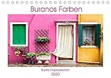 Buranos Farben - Bunte Impressionen (Tischkalender 2020 DIN A5 quer) by