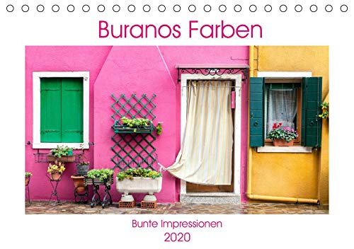 Buranos Farben - Bunte Impressionen (Tischkalender 2020 DIN A5 quer)