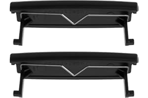 VGOL Lot de 2 Clips de Verrouillage pour Accoudoir de Console Centrale de Voiture Compatible avec Audi A3 8P 2003-2012 OE 8P0864245P 70 X 19,2 Mm Accessoires de Voiture Noir