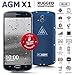 Produktbild AGM X1 4G FDD-LTE Smartphone Ohne Vertrag (5,5 Zoll FHD Screen Mit 5400 mAh Akku, 4GB Ram+64GB Rom, Octa-Core Prozessor, Android 5.0, Dual-SIM, 5MP Frontkamera/13MP Hauptkamera) - IP68 Outdoor SOS Hilfe Blau [AGM Offizielle]