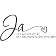 Ja Ein Kleines Wort Das Grosses Glck Bedeutet