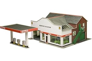 Metcalfe Po281 Oo Gauge Petrol Station Cardboard Kit
