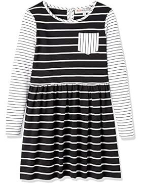 RED WAGON Mädchen Jerseykleid mit Kontrast-Streifen