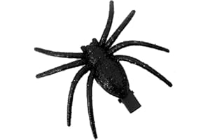 PRK 14 Halloween Black Spider Hair Clip Pin Novelty Costume Accessory For Women Girls
