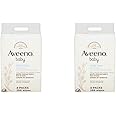 Aveeno Baby Wipes Sensitive Skin, Cleanse Gently And Efficiently Baby Essentials, Pack Of 8 (288 Wipes In Total)