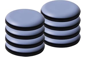 HICYCLE2 Teflongleiter Selbstklebend Profi Möbelgleiter/Teppichgleiter PTFE Rund&Quadratisch (8, kreisförmig,40mm)