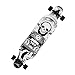 Produktbild Teamyy Teamyy Longboard Anfänger Skateboard 104 x 23 x 10CM Erwachsene Kinder Farbe Wählbar
