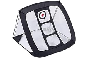 OMEHOIN Collapsible Golf Chipping net, Indoor/Outdoor Golfing Target Net, Hitting Net，with Turf Hitting Mat, 8 Training Balls， Driving Range Target Swing Training Aids，Used for Backyard Play and Swing