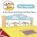 Fantasy Fields - Happy Farm themed Kids Wooden Toy Chest Toy Box with Safety Hinges | Hand Crafted & Hand Painted Toybox Toy Storage Unit | Child Friendly Water-based Paint