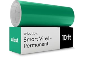 Cricut Joy Smart Vinilo Adhesivo Permanente - Rollo 14 cm x 3 m - Verde Hierba - Para Cricut, Manualidades, Ventanas y Paredes