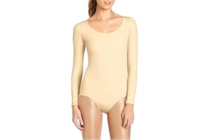 Lifup Damen Ballettanzug Langarm Body Gymnastikanzug Ballett Trikot Einteiler Bodysuit