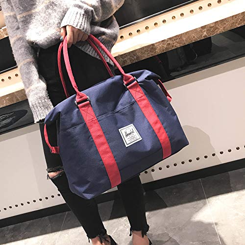 Preisvergleich Produktbild bestshope Unisex Handtasche, Neutraler Fitness Sporttasche Wasserdichte Tasche Reisegepäck Reißverschluss Reisetasche für Jugendliche Damen Männer Frauen Mädchen Herren
