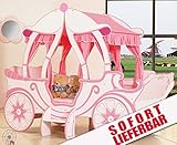 Prinzessin Kutschenbett 2nd Edition! Mädchenbett Kutsche in Rosa und Pink. Traumhaftes Mädchen Kinderzimmer. Kostenloser Sofortversand. - 7