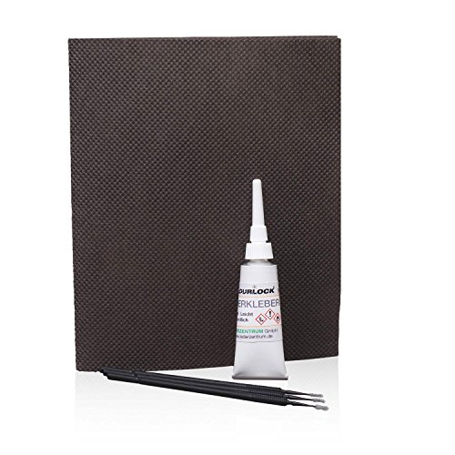 Preisvergleich Produktbild Lederkleber Riss-Reparatur-Set (Kleber 7 ml, Spannstoff, 3 Minipinsel)