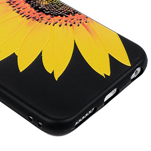 iPhone 6/iPhone 6s Hülle Badalink iPhone 6/iPhone 6s UltraSlim Schutzhülle TPU Sonnenblume Handyhülle Silikon Case Cover Handytasche Anti-Rutsch Kratzfest Handyhülle Flipcase - 6