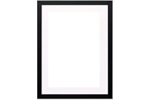 DECORO A5 Black Frame | A5 Poster Frame | 148.5x210mm Photo Frame | Black Picture Frames A5 | 14.8x21cm Photo Frames | 14.8x21cm Black Frame | 5.8x8.3inch Black Photo Frame