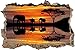 Produktbild Pixxprint 3D_WD_5301_62x42 Afrika Elefant in Sonnenschein Wanddurchbruch 3D Wandtattoo, Vinyl, schwarz / weiß, 62 x 42 x 0,02 cm