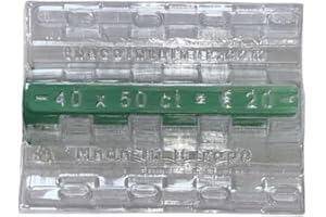 DESK MATERIAL Pack Blister Monedas 100 Unidades, Euros y Centimos, Cartucho Guarda Monedas (Para monedas de 0,50€)