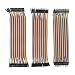 Produktbild TIMESETL 3er Jumper Wire Kabel Dupont Kabel - Jumper Drähte Dupont Wire Steckbrücken 40PIN x 20cm Female-Female, Male-Female, Male-Male Drahtbrücken