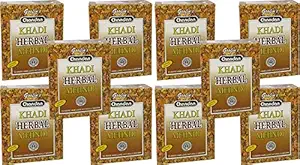 Goofins khadi Herbal Mehndi - Pack of 10 (800g, Brown)