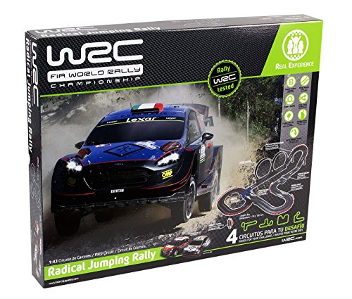 WRC- Set 1/43 Radical Jumping Rallye Circuit, 91003, Multicolore