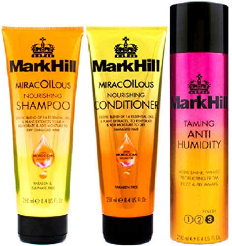3 Pack Mark Hill Hair Miracoilous Nourishing Shampoo X 250ml