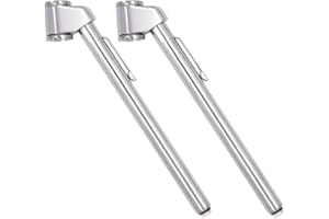 Reifendruckmesser für Autos, Asudaro 2Stück 10-120Psi Reifendruck Heavy Duty Reifendruckprüfer Legierung Bleistift Reifendruck-Messgeräte für LKW Auto Wohnmobil Geländewagen Motorrad Fahrrad Splitter