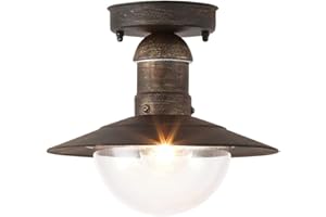 RABALUX Raba Lux lampe d’extérieur Oslo, Métal Plastique, Antik Gold, 24 x 24 x 21,5 cm, E27