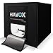 Produktbild HAVOX - Fotostudio HPB-80 - Maße 80x80x80cm - LED-Beleuchtung "Tageslicht" 5500k - 13,000 Lumen - CRI 93 - Machen Sie Ihre kommerziellen Fotos zu E-commerce
