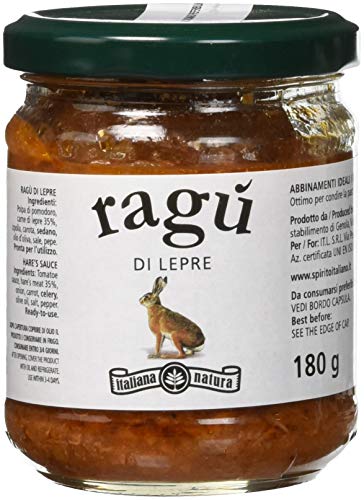 Italiana Natura Ragù di Lepre - 6 Confezioni da 180 G