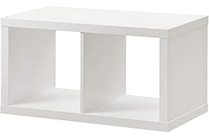 Protuning Ikea KALLAX Scaffale bianco (77 x 39 x 42 cm) 2 ripiani