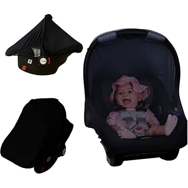 Tie Dye American Flag Eagle Car Seat Cover - Multi-use Nursing Cover & Stroller Canopy