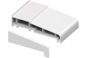 EUROCELL 1 x Pair of White 150mm Window Cill End Caps - Suitable for Many Manufacturers uPVC Window cills