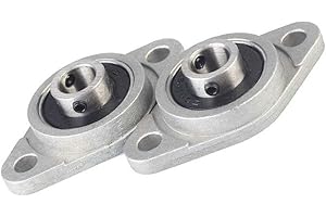 WINWILL 2pcs KFL08 FL08 para alinear Pillow Block Brida Rodamientos 8 mm