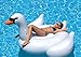 Produktbild Aufblasbarer Schwan Schwimmende Flamingo Schwimmen Ring, Blow Up Sun Lounger Schwimmbad Beach Air Bed Schwimmer Raft Mit Rapid Valves Aufblasbare Schwan Schwimmende 150 * 150 * 90cm