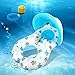 Produktbild UNTIL YOUMit Vorzelt Umweltfreundlich PVC Doppel Mutter Ring Kleinkinder Schwimmen Schwimmen Ring gepolstert Kindersitz Baby Schwimmhilfen Schwimmen Ring (Mother & Baby Ring mit Sonnenschutz)